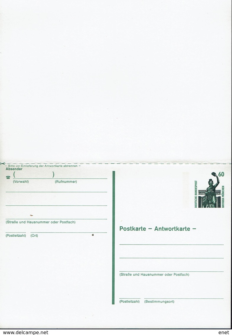 Deutschland - BRD1989 - Bavaria München - P143 I  60/60 - Postkarten - Ungebraucht