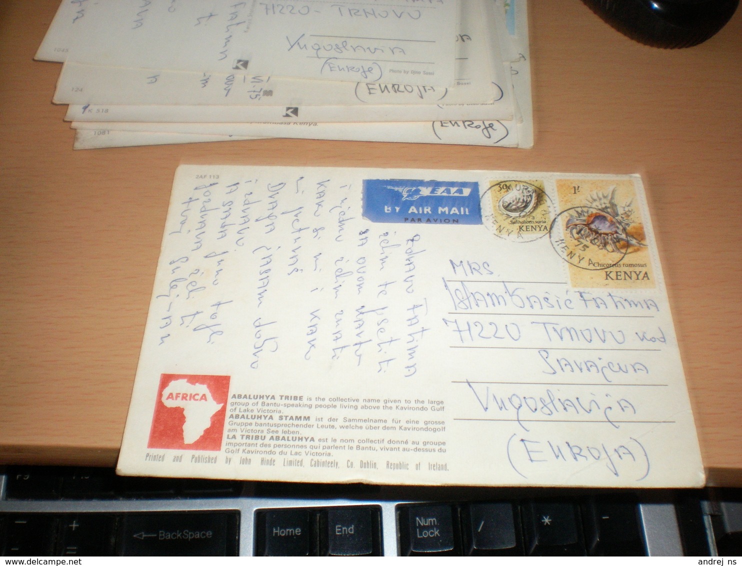 Abaluhya  Tribe  Kenya Air Mail - Kenia