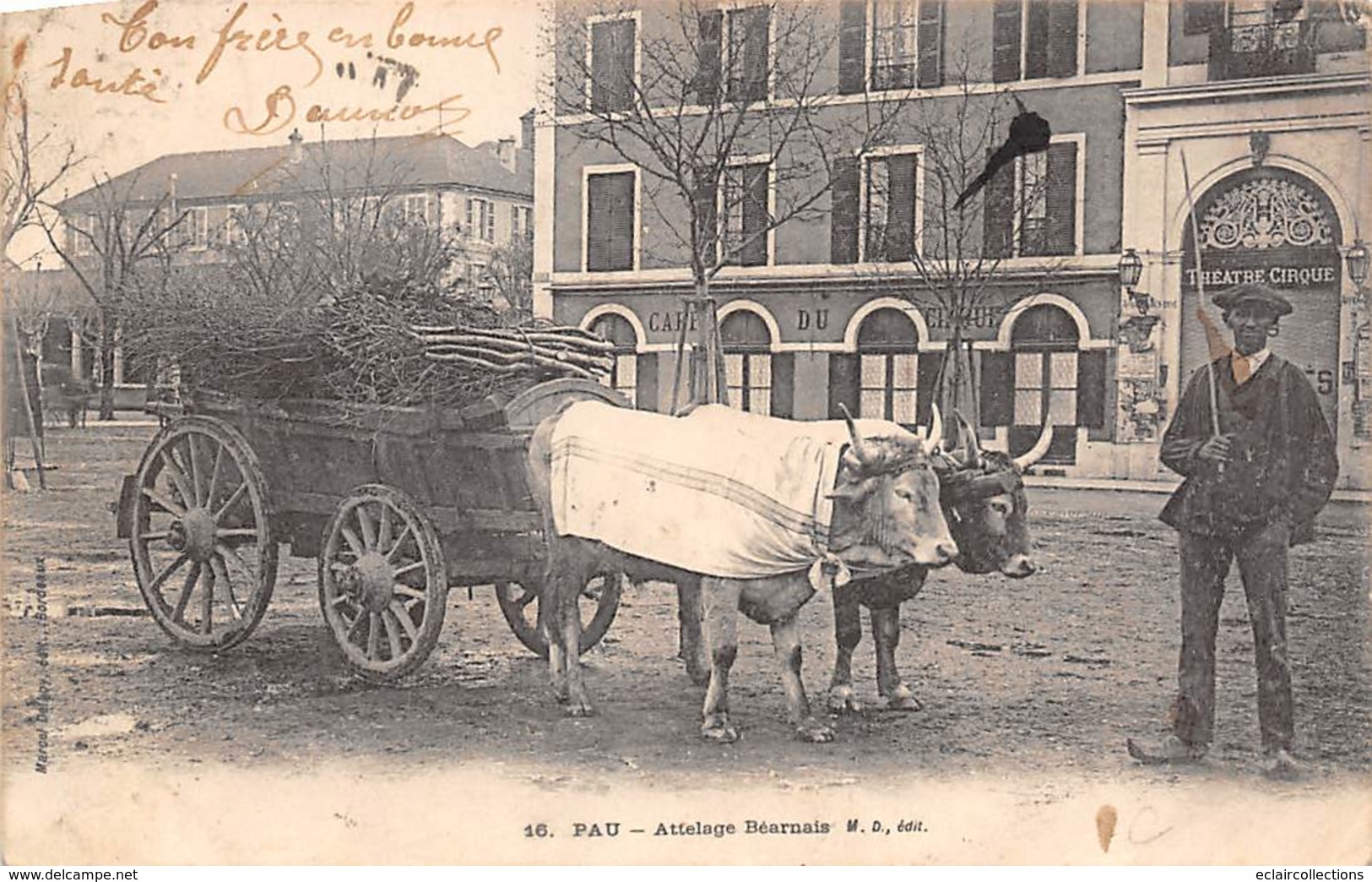 Pau       64         Attelage Béarnais  2       (voir Scan) - Pau