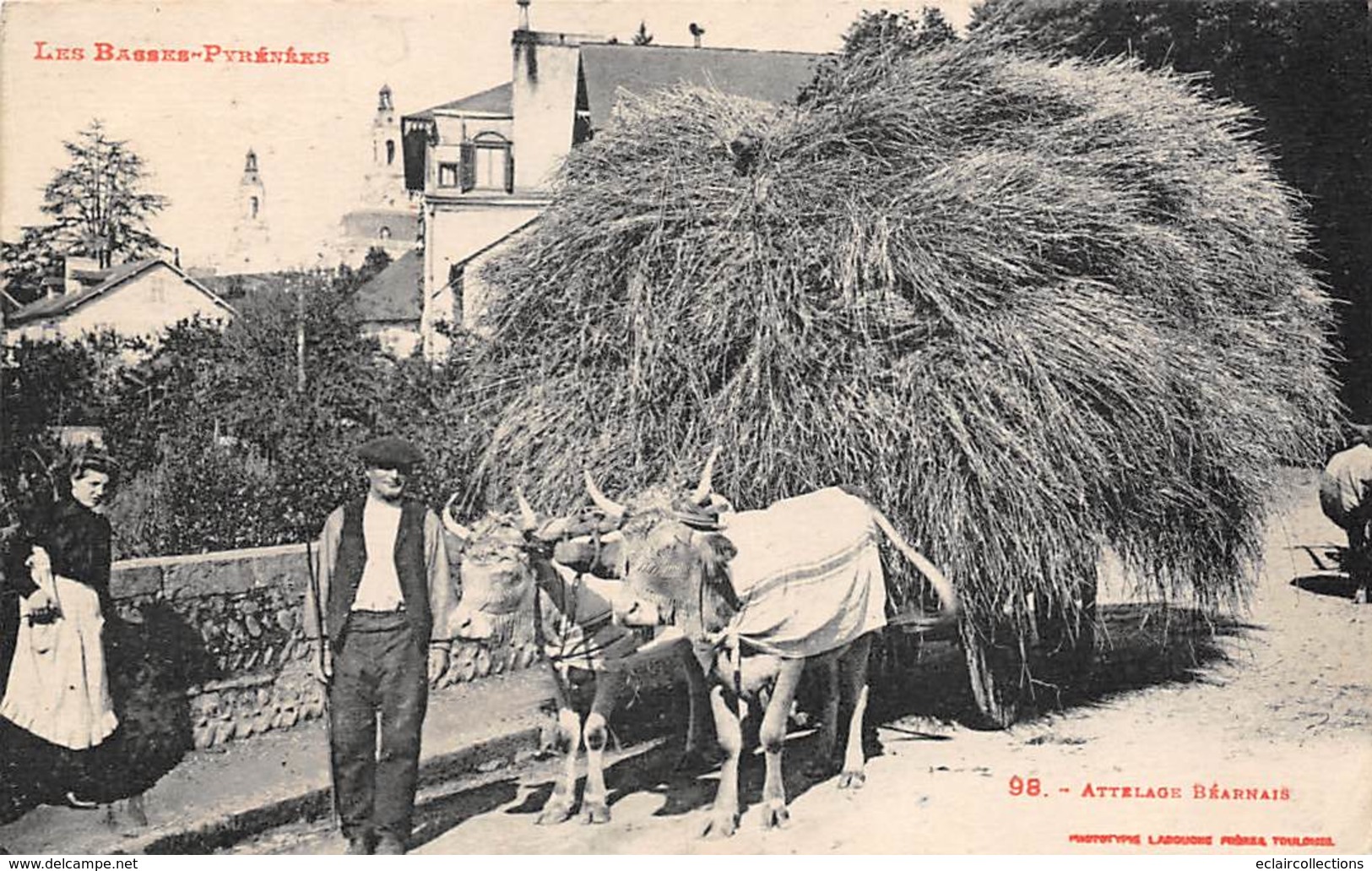 Pau       64   Localisé A.       Attelage Béarnais  5    (voir Scan) - Pau