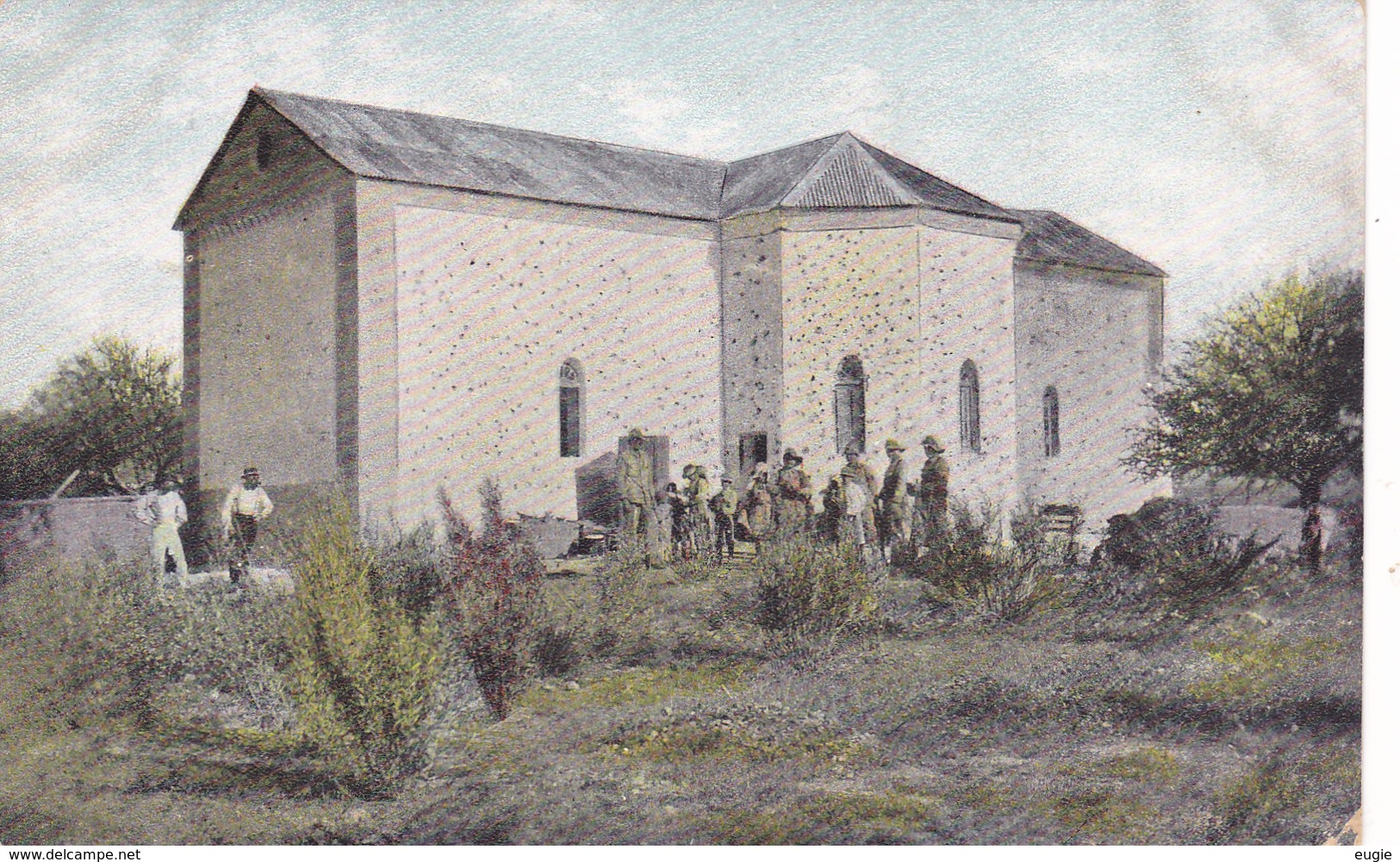 877/ Die Zerschossene Kirche In Okahandja, Deutsch-Süd-West-Afrika - Ehemalige Dt. Kolonien