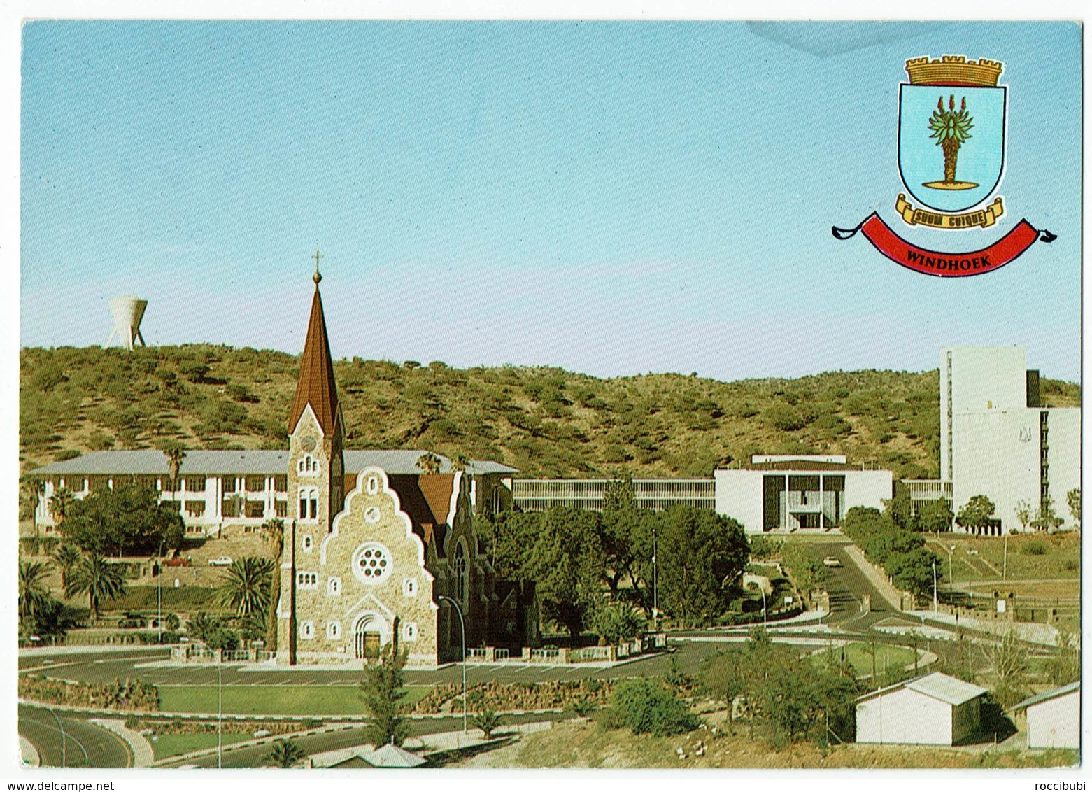 Windhoek S.W.A., Tintenpalast & Christuskirche - Namibie