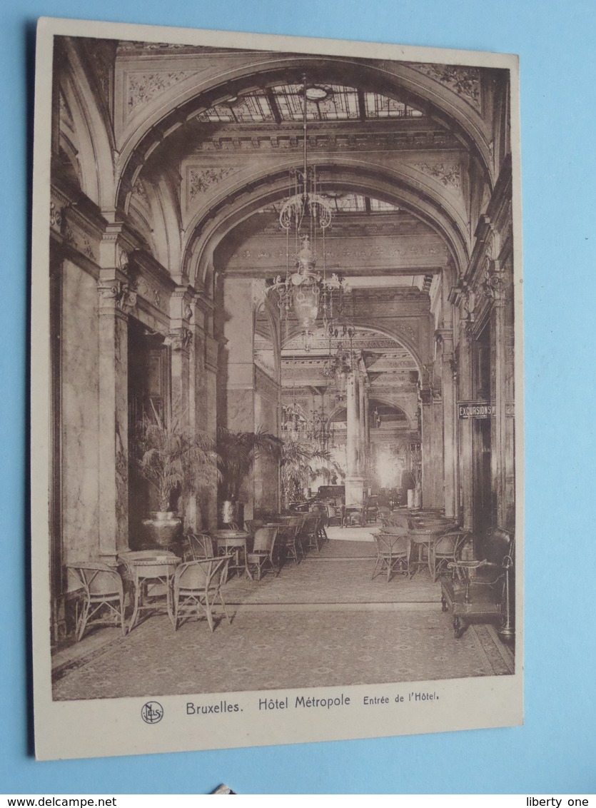 Hôtel METROPOLE Entrée De L'Hôtel Métropole ( Thill ) Anno 19?? ( Voir Photo Svp ) ! - Cafés, Hôtels, Restaurants