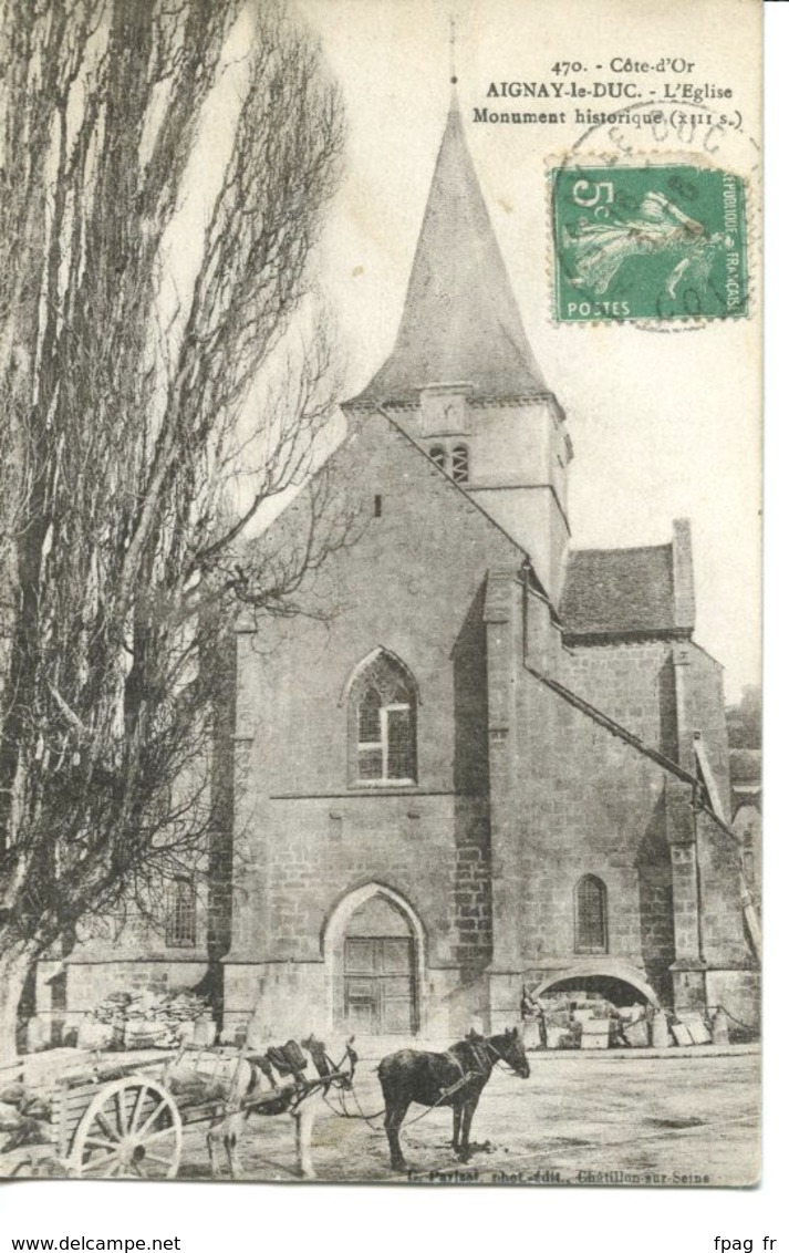 Aignay-le-Duc (21 - Côte-d'Or) - L'Eglise Monument Historique (XIIIe S.) - Aignay Le Duc