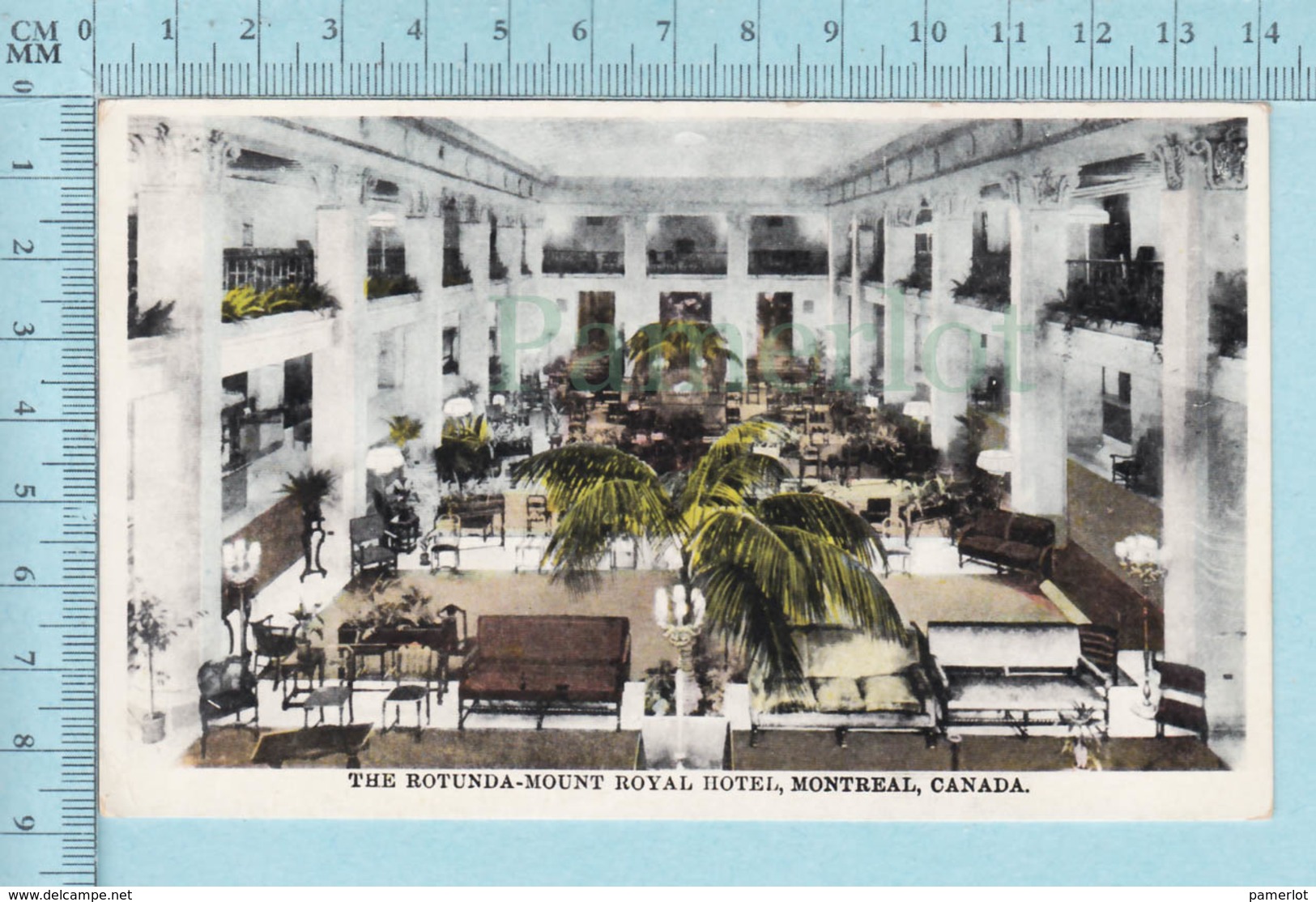 Montreal Quebec - CPA, Interieur,  The Rotunda-Mont Royal Hotel , By International Fine Art, Carte Postale Postcard - Montreal