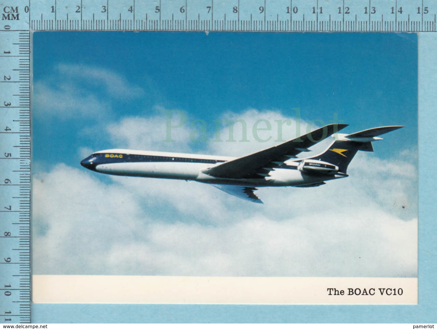 Avion, Aviation - The BOAC VC10, Built British Aircraft Co. Postcard Carte Postale - 1946-....: Ere Moderne