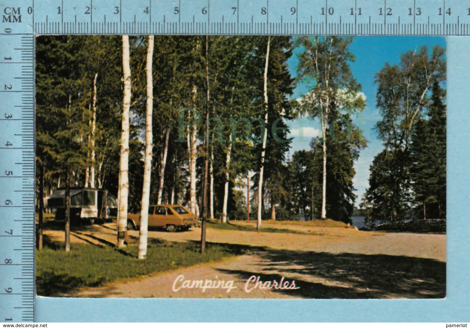 Senneterre Quebec - Vieille Auto Au Camping Charles Du Lac Parent -postcard Carte Postale - Autres & Non Classés