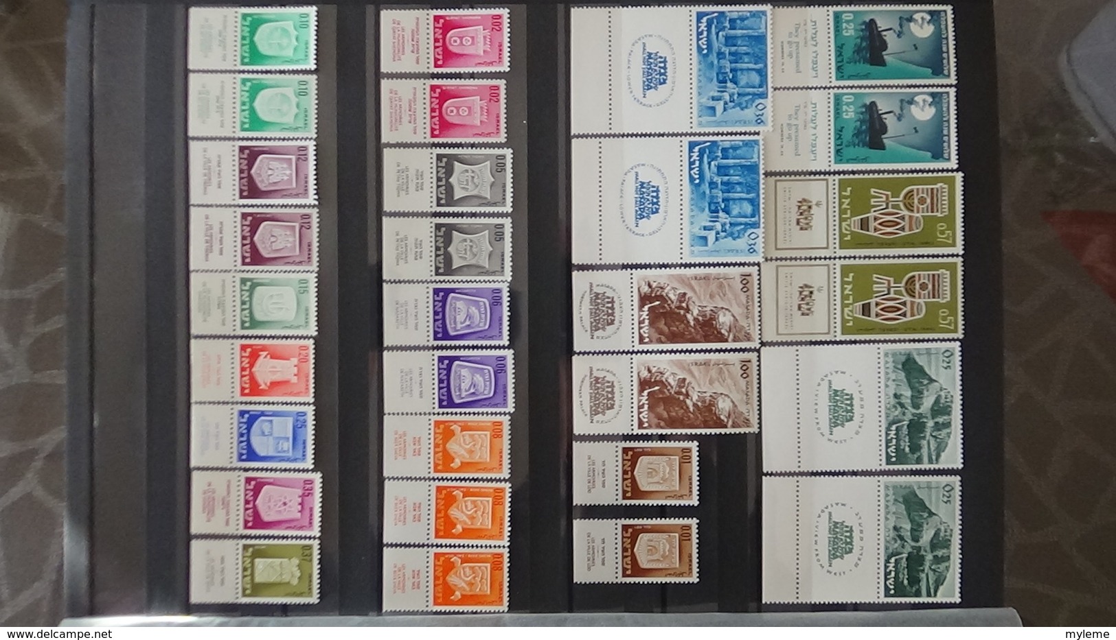 Belle collection d'Israël timbres, blocs, carnets tous **. Côte très sympa !!!