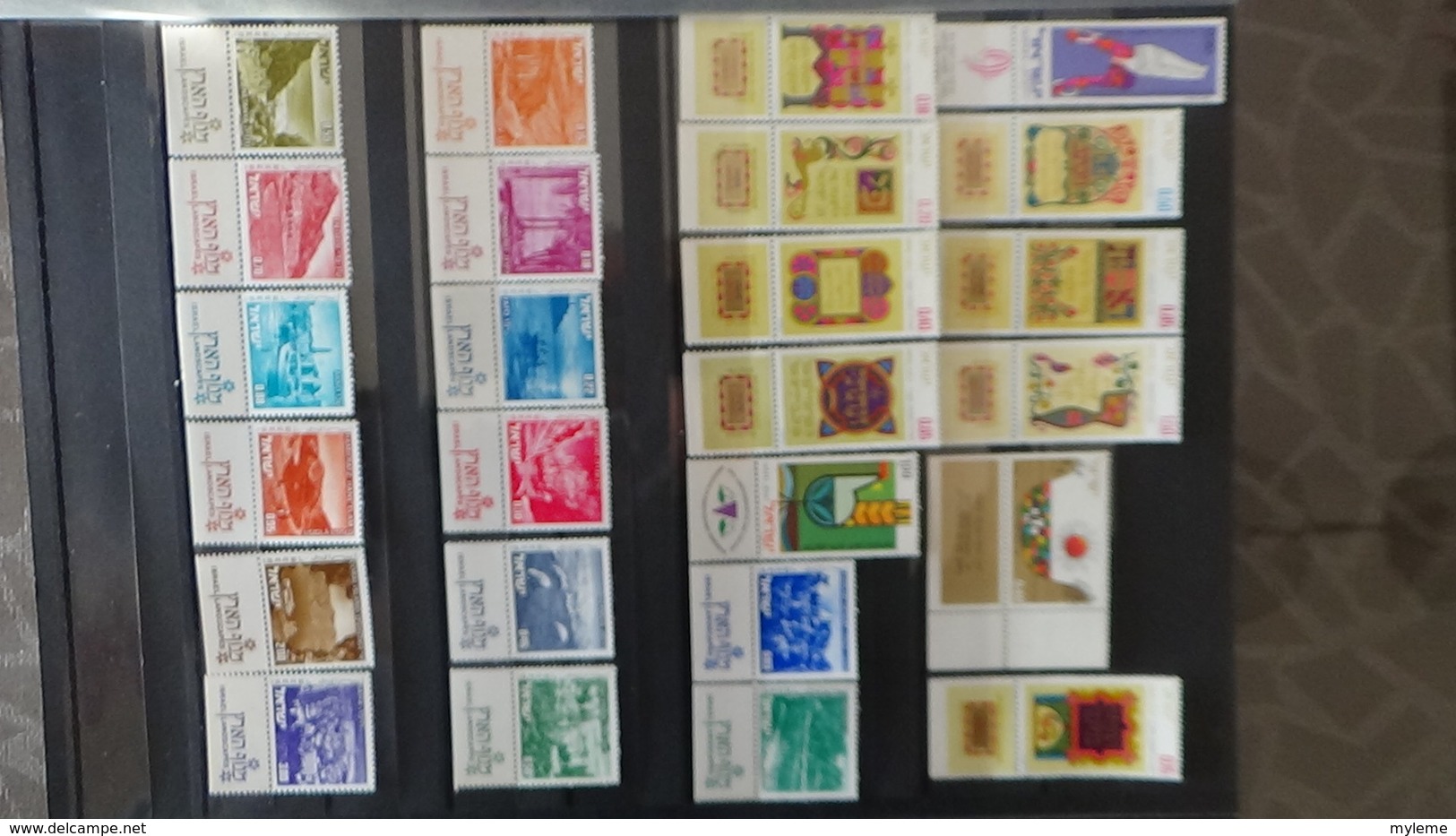 Belle collection d'Israël timbres, blocs, carnets tous **. Côte très sympa !!!