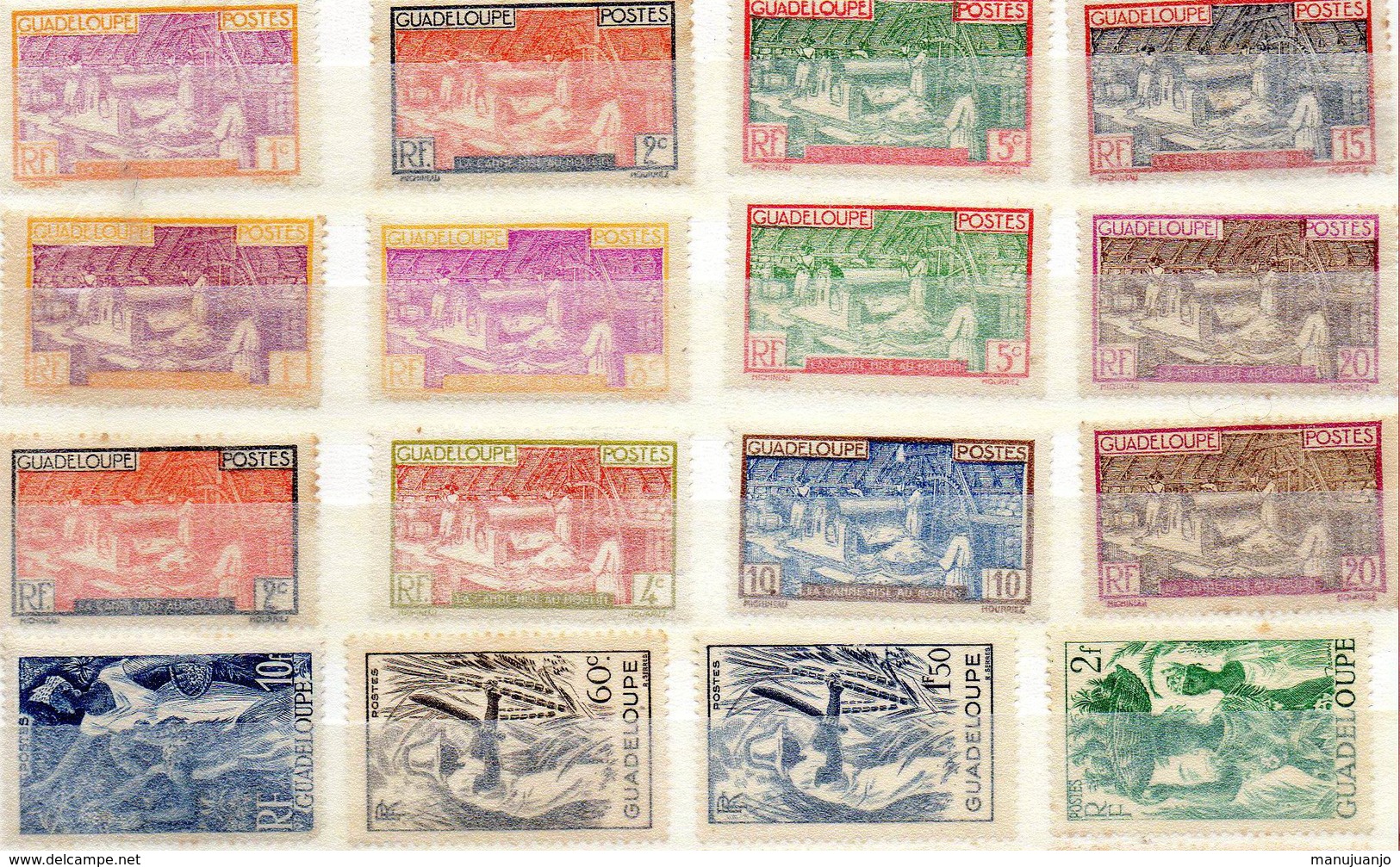 FRANCE ! Timbres Anciens NEUFS De GUADELOUPE Depuis 1928 - Neufs