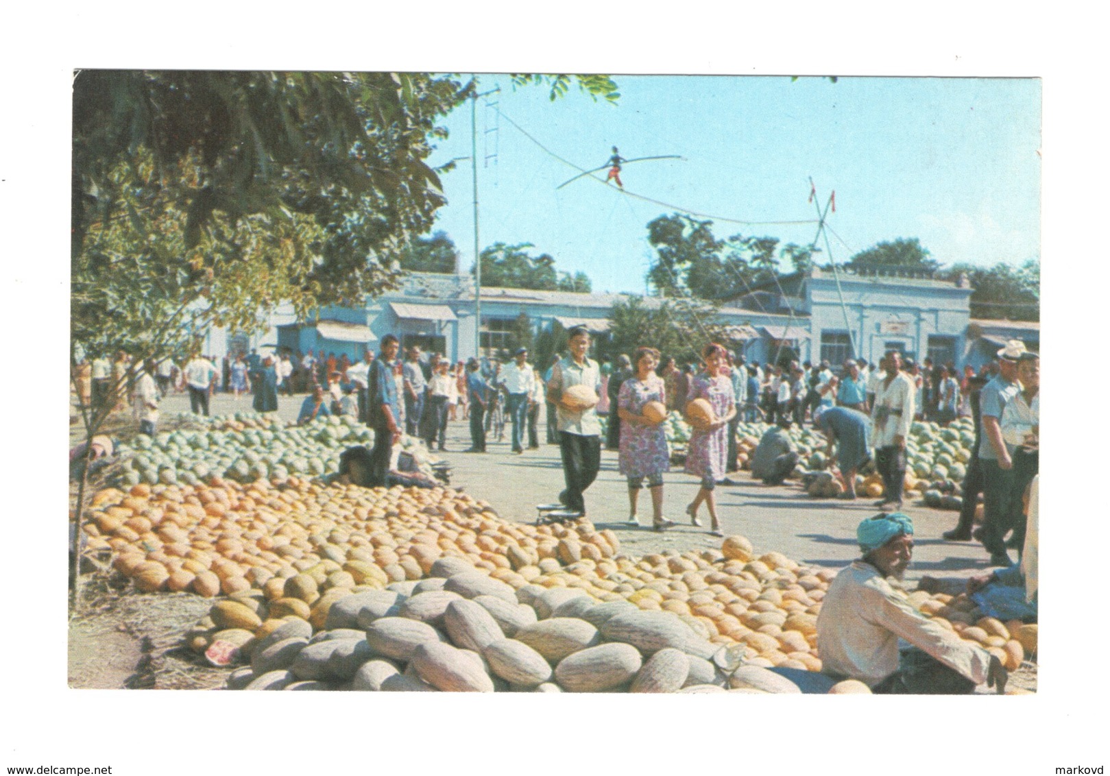 03457 Osh Melon Market Ropewalker - Kirghizistan