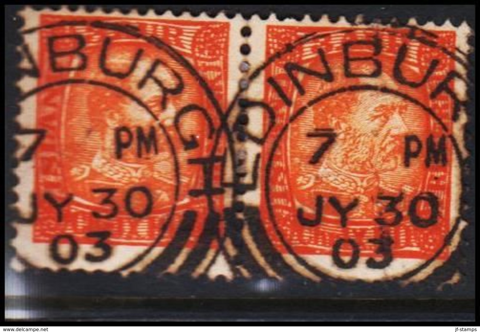 EDINBURGH JY 30 03 - 3 AUR (2 EX.) Christian IX. () - JF305734 - Used Stamps