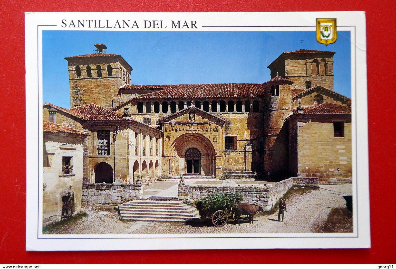 Santillana Del Mar -  Kloster Colegiata - Kantabrien - Spanien - Wappen - Romanik - Kirche - Eglises Et Cathédrales