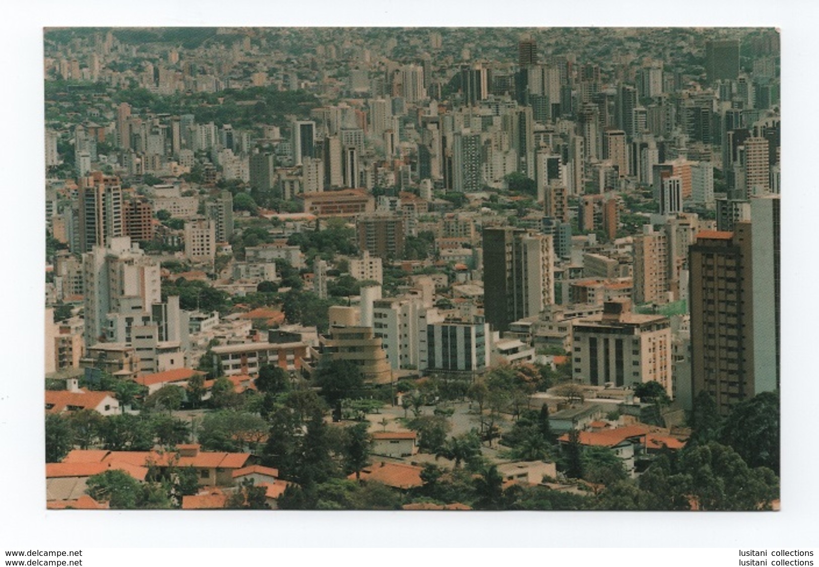 Postcard BRAZIL BRASIL BELO HORIZONTE Aerial View 1980 Years - Belo Horizonte