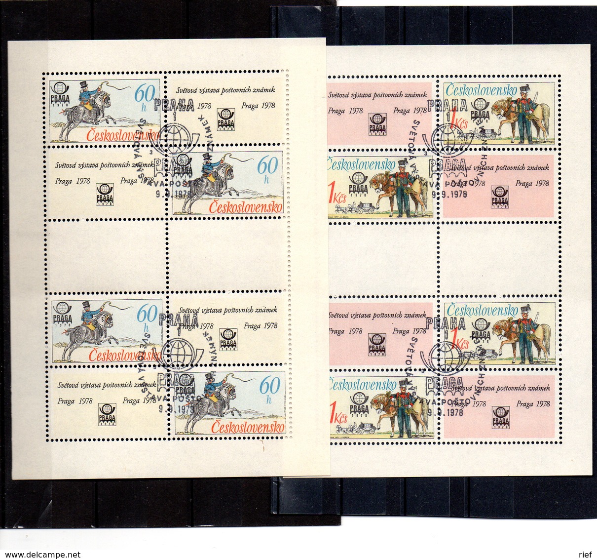 CSSR, 1977, Michel 2377/78, 2 KB Mit Sonderstempel, PRAGA III - Used Stamps