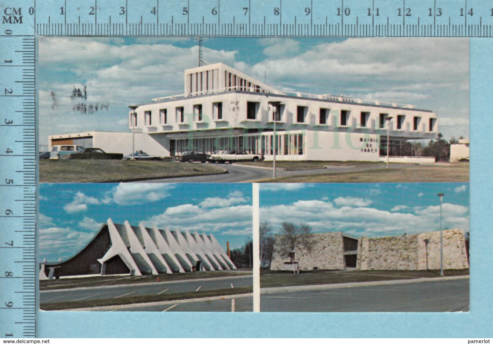 Tracy Quebec - Mairie, Piscine & Centre Culturel - A Voyagé En 1986  - Postcard Carte Postale - Autres & Non Classés