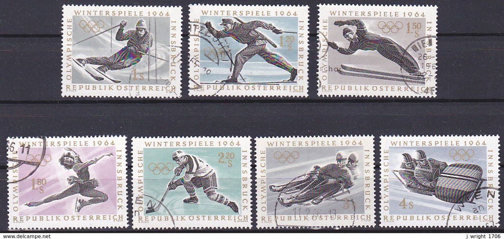 Austria/1963 - Winter Olympics/Olympische Winterspiele - Set - USED - Gebraucht