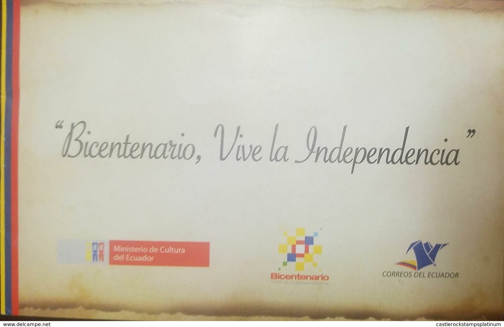 O) 1999 ECUADOR, BICENTENNIAL -LIVE INDEPENDENCE. FDB XF - Ecuador