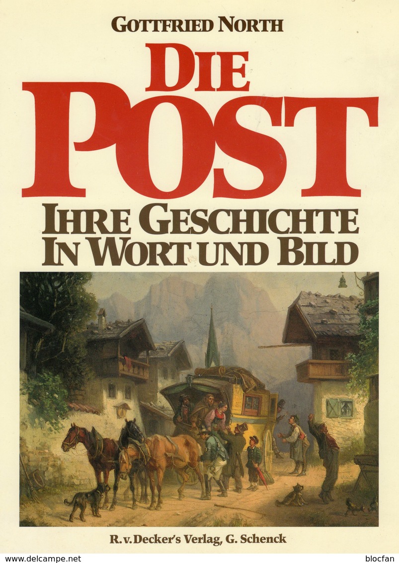 Die Post 1988 Antiquarisch 32€ G.North Bildband In Wort / Bild 500 Jahre Post Geschichte History ISBN 3-7685-0187-6 - Philatelie Und Postgeschichte