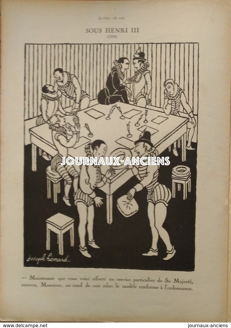 1922 LA CHARRETTE " CHARRIE " - N° 9 - LES RONDS DE CUIR - Dessins Joseph HERMARD Texte R. de JOUVENEL MILLE ALLARD