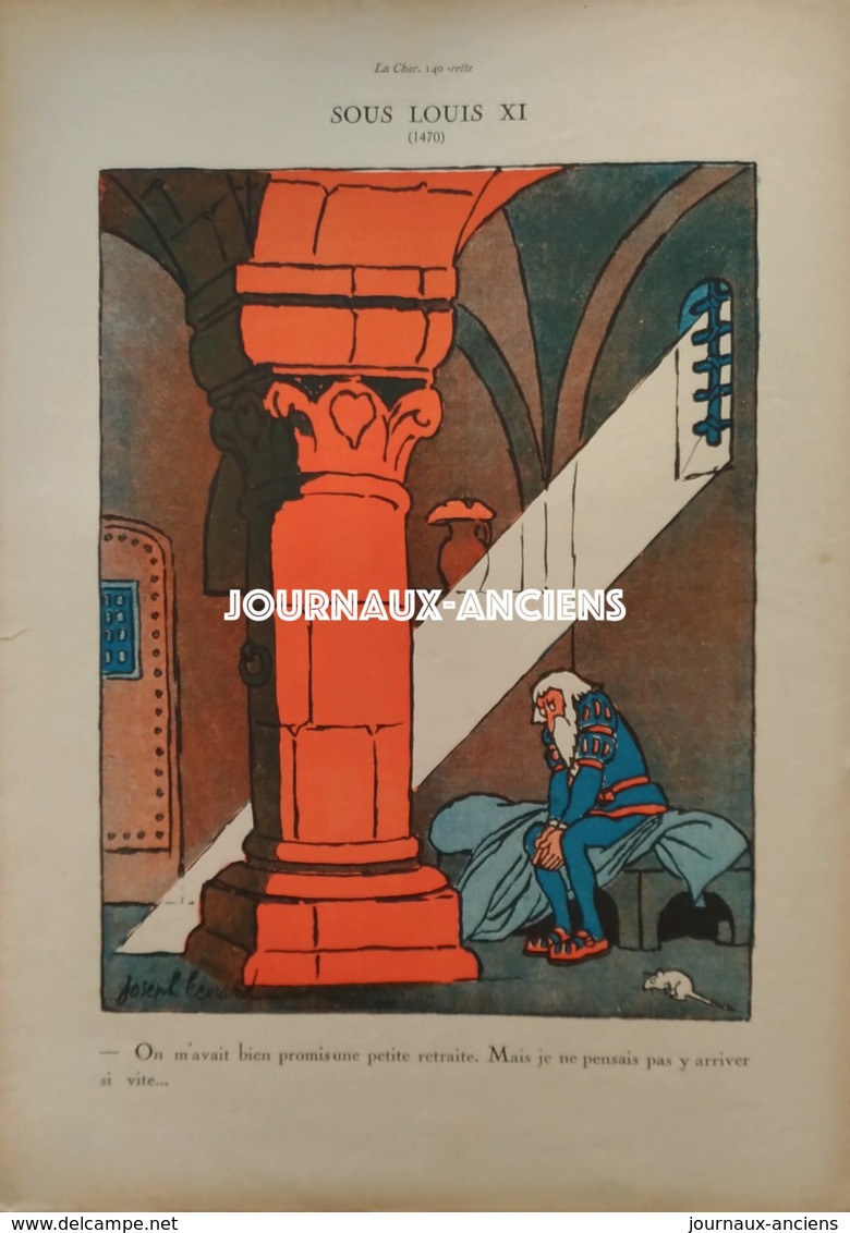 1922 LA CHARRETTE " CHARRIE " - N° 9 - LES RONDS DE CUIR - Dessins Joseph HERMARD Texte R. de JOUVENEL MILLE ALLARD