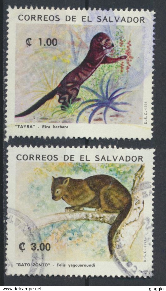 °°° EL SALVADOR - Y&T N°1165/66 - 1993 °°° - El Salvador