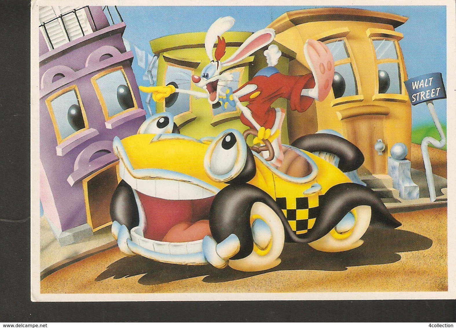 K. Disney 1987 Amblin License Red Squares Walt Street Car Rabbit Bunny Posted In 2001 Sverige Brev 1998 - Other & Unclassified