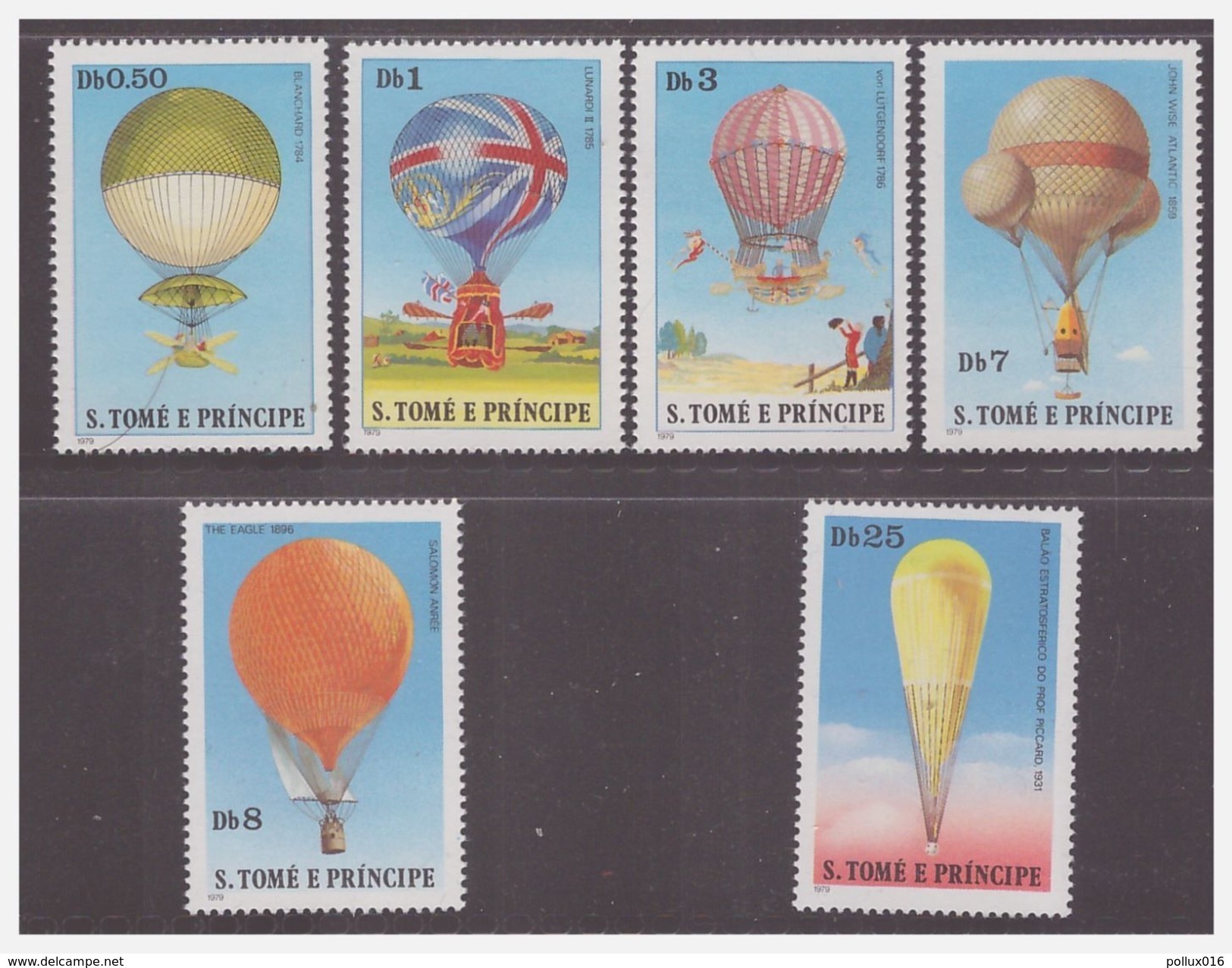 1002 Sao Tome 1979 Luchtballon Air Balloon MNH - Luchtballons