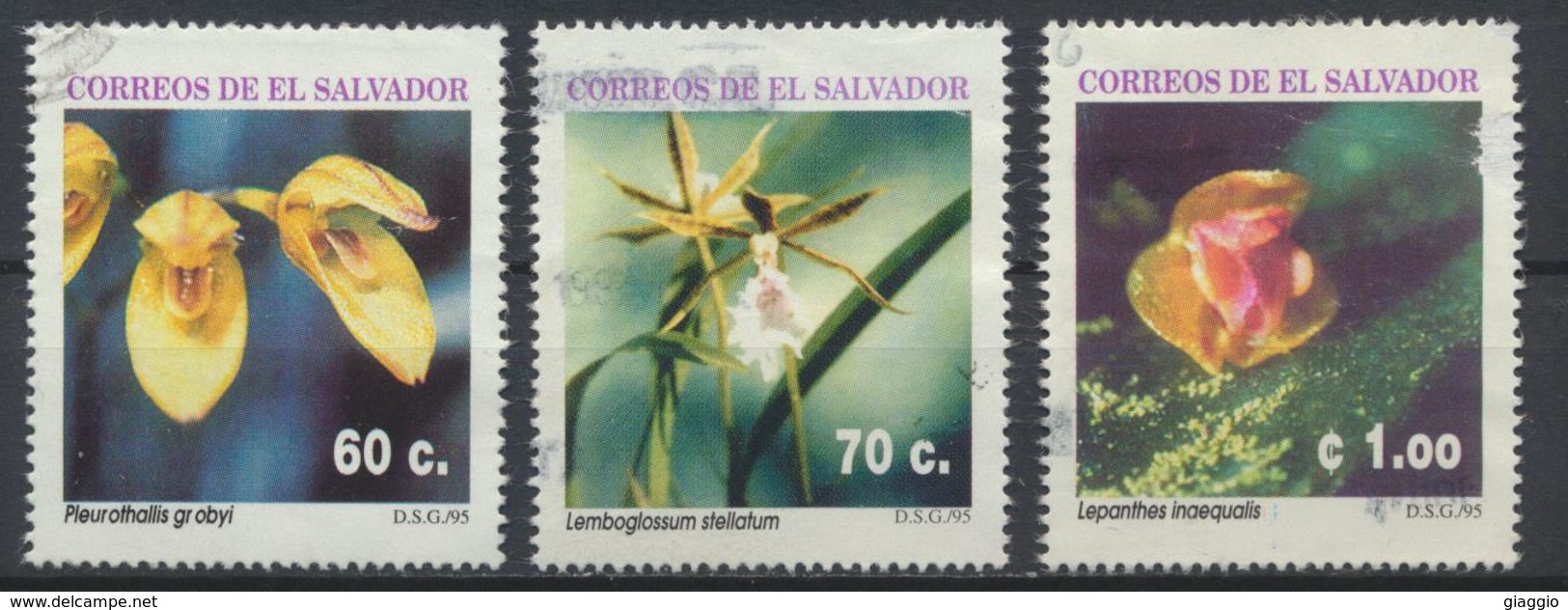 °°° EL SALVADOR - Y&T N°1246/47/51 - 1995 °°° - El Salvador