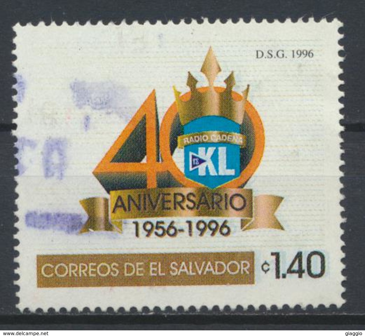 °°° EL SALVADOR - Y&T N°1280 - 1996 °°° - El Salvador