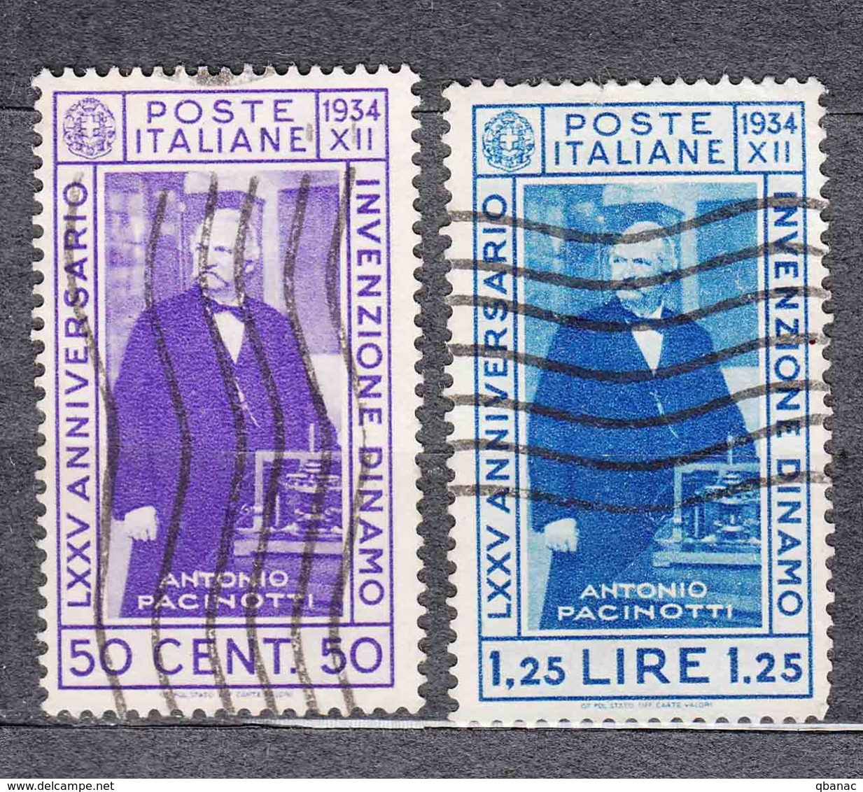 Italy Kingdom 1934 Sassone#362-363 Mi#488-489 Used - Gebraucht