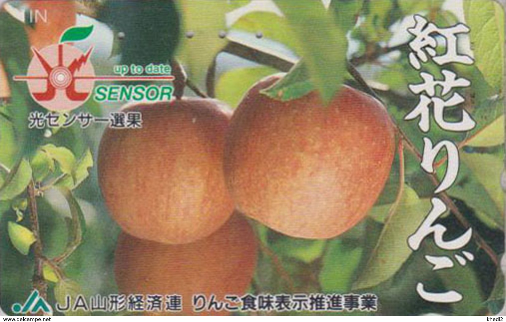 Télécarte Japon / 110-011 - Fruit - POMME - APPLE Japan Phonecard ** JA ** - APFEL Obst Telefonkarte - 87 - Lebensmittel