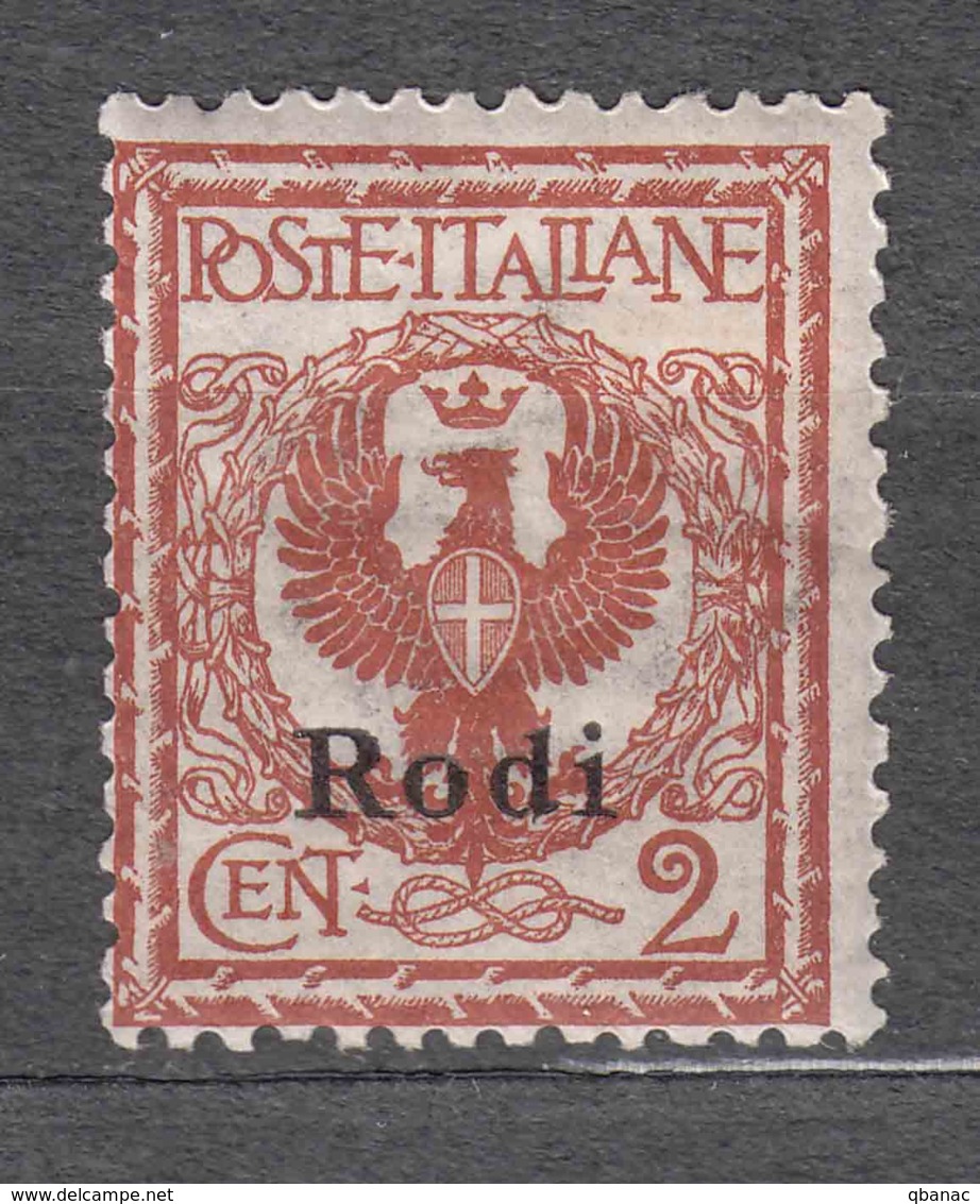 Italy Colonies Egeo Aegean Islands Rhodes (Rodi) 1912 Sassone#1 Mi#3 X Mint Hinged - Ägäis (Rodi)