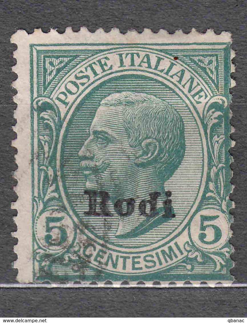 Italy Colonies Egeo Aegean Islands Rhodes (Rodi) 1912 Sassone#2 Mi#4 X Used - Egeo (Rodi)