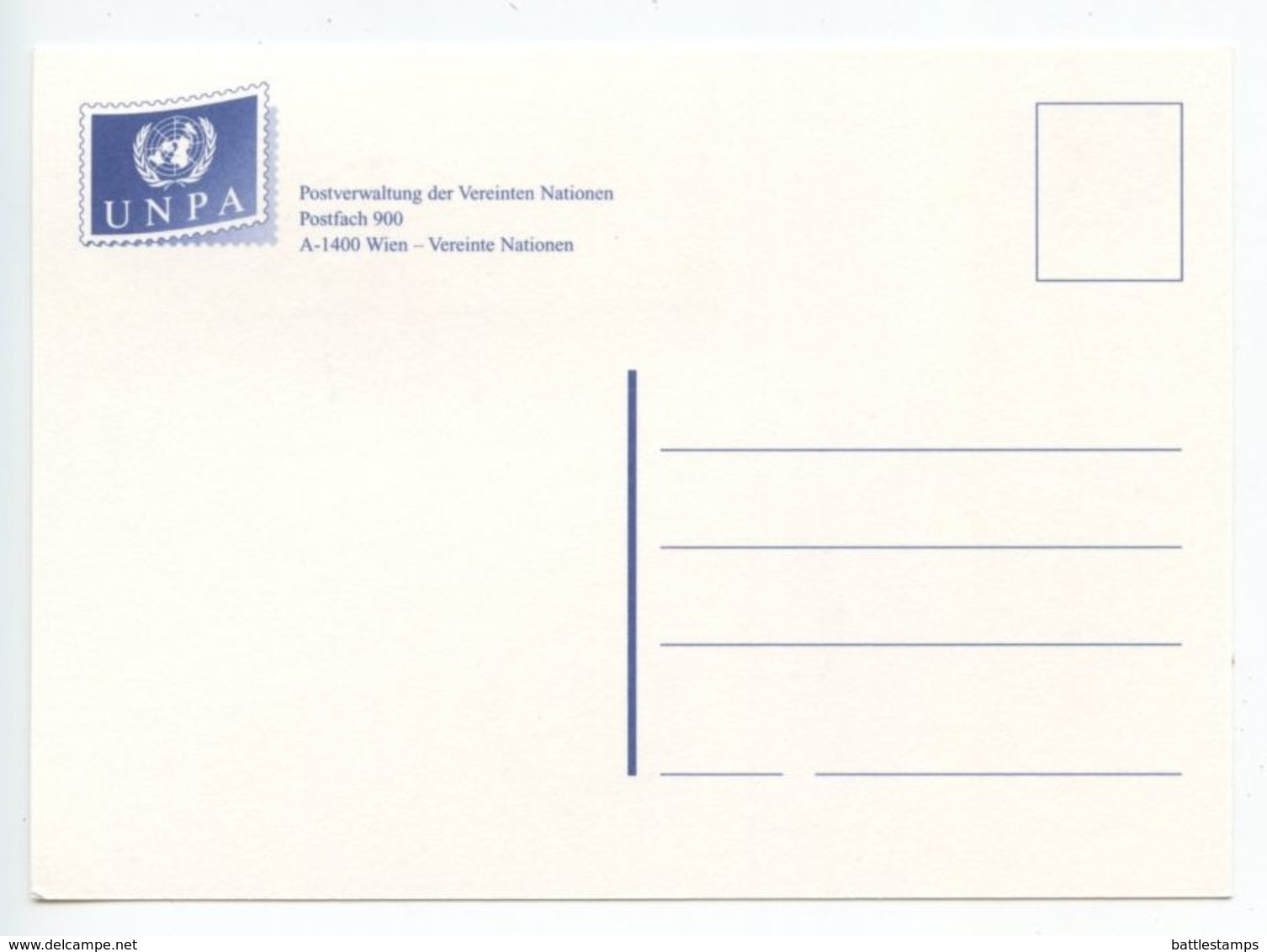 United Nations - Vienna 2007 Postcard Briefmarken-Borse Sindelfingen, Sc 409-410 - Lettres & Documents