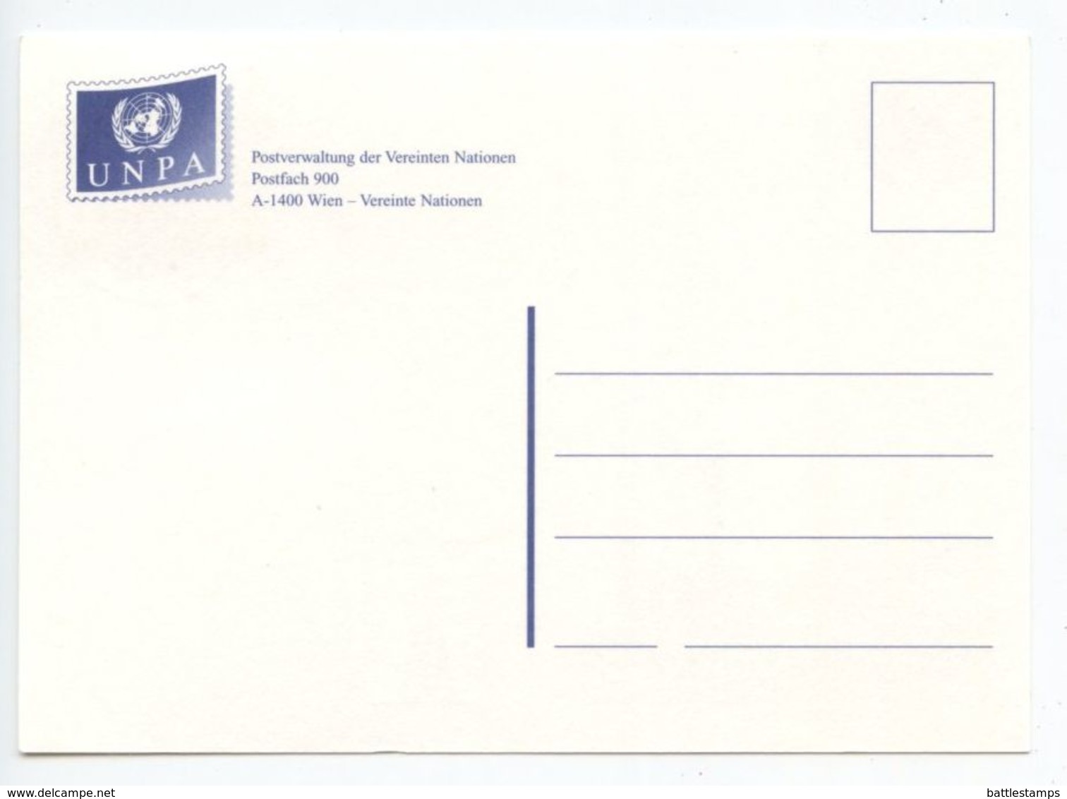 United Nations - Vienna 2007 Postcard Briefmarken-Messe, Scott 403 - Lettres & Documents