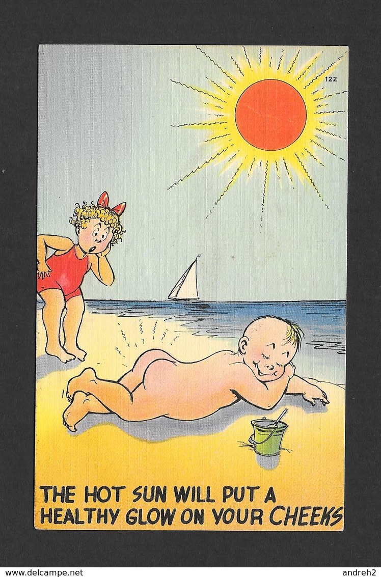 HUMOUR - THE HOT SUN WILL PUT A HEALTHY GLOW ON YOUR CHEEKS - COMIC KIDS SERIES - Humour