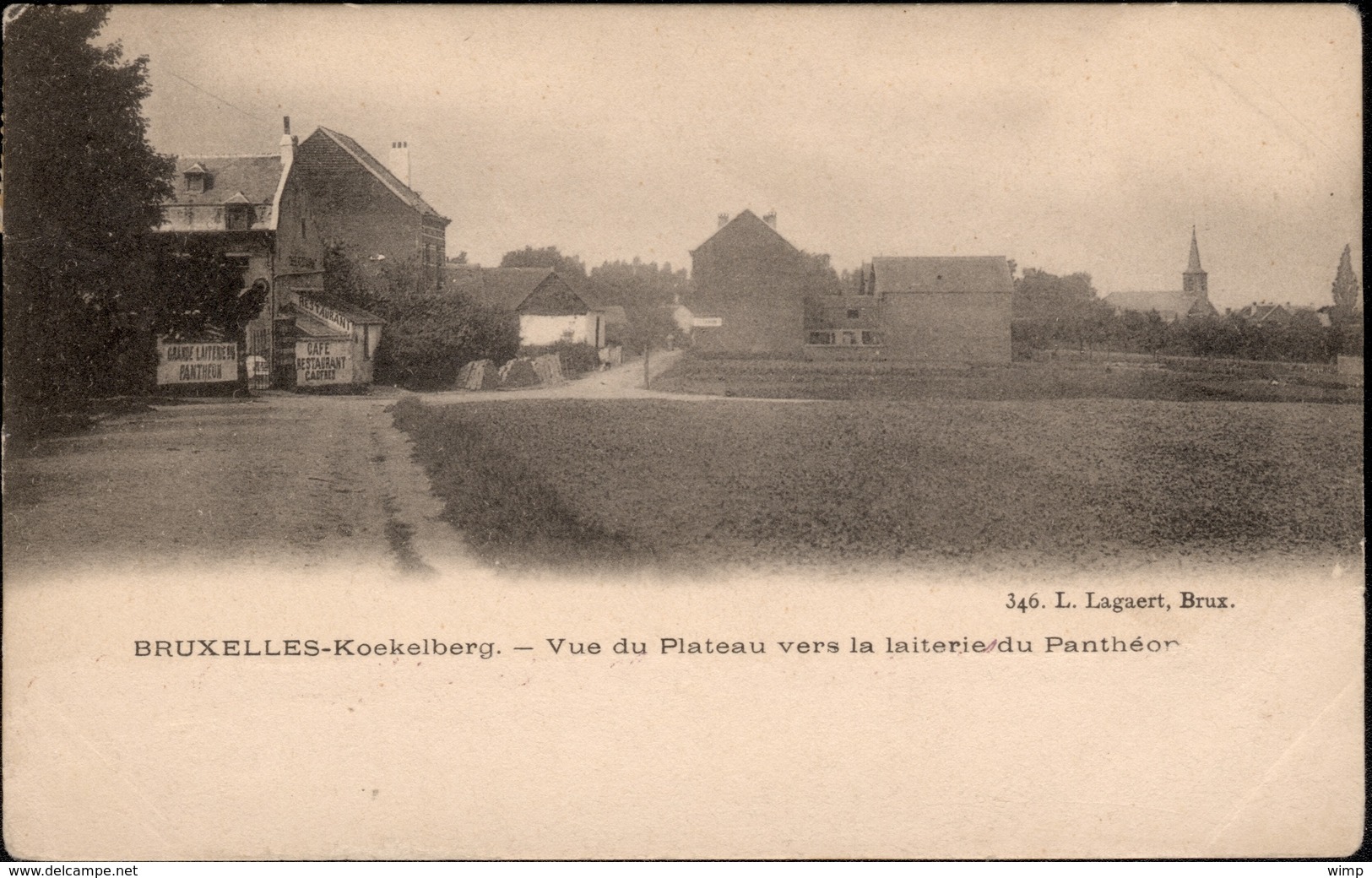 KOEKELBERG : Vue Du Plateau Vers La Laiterie Du Panthéon - Koekelberg