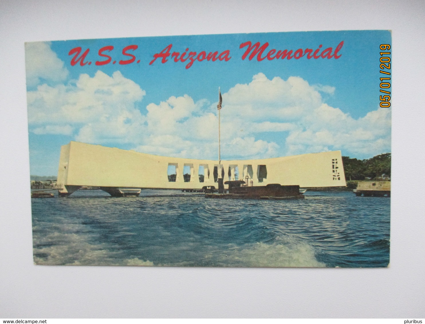 USA ARIZONA MEMORIAL TO FRANCE 1976 AIR MAIL  POSTCARD   , O - Other & Unclassified