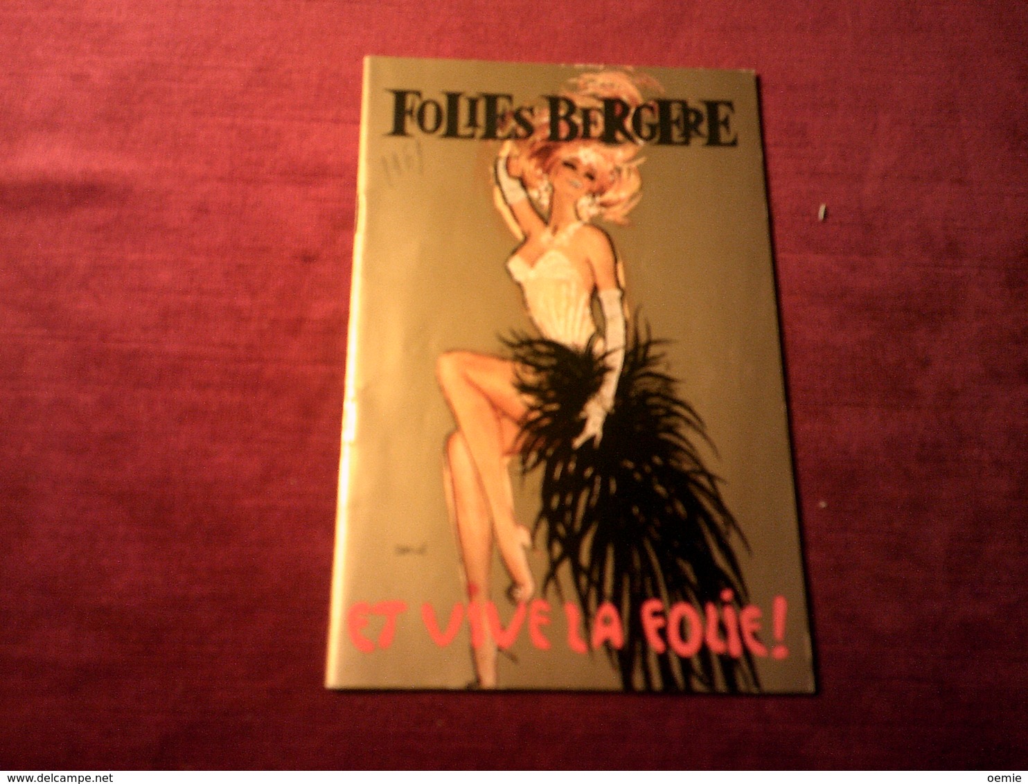 PROGRAMME  DES FOLIES BERGERE DE 1969   ET VIVE LA FOLIE - Programmes