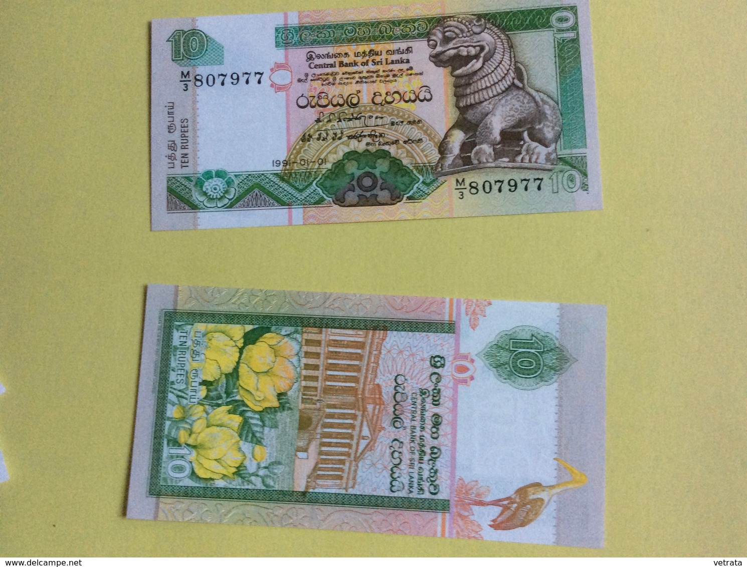 Billet Sri Lanka, Ceylan  : 10 Roupies (neuf-807977) - Sri Lanka