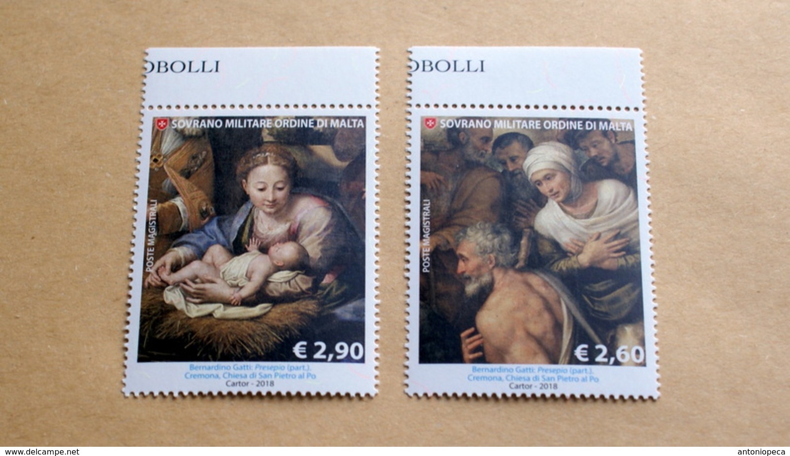 SMOM 2018, NATALE, CHRISTMAS, NOEL COMPLETE  SET MNH** - Malte (Ordre De)