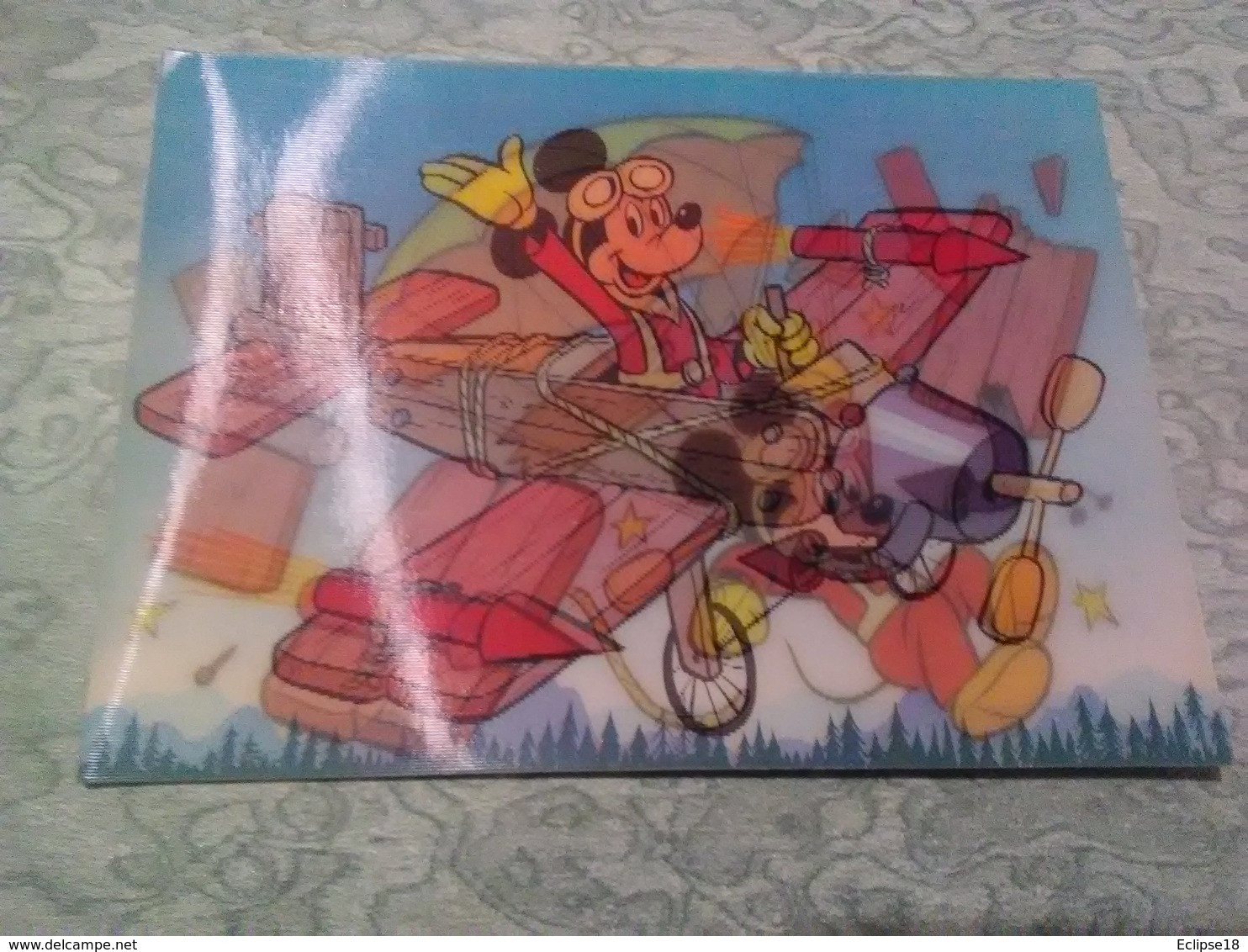 Carte En 3D Visio -  Disney Mickey's Plane  W 646 - Sonstige & Ohne Zuordnung