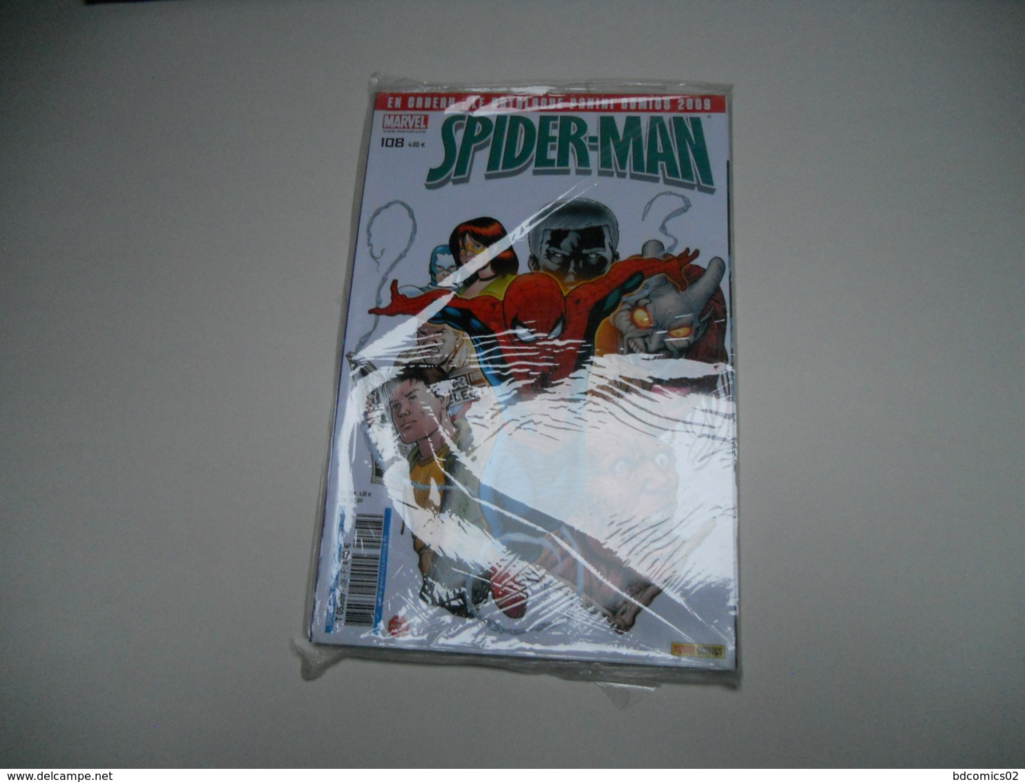 Spiderman Neuf Encore Emballer Avec Catalogue N° 108 " Un Froid Mortel    MARVEL PANINI COMICS TBE - Spiderman