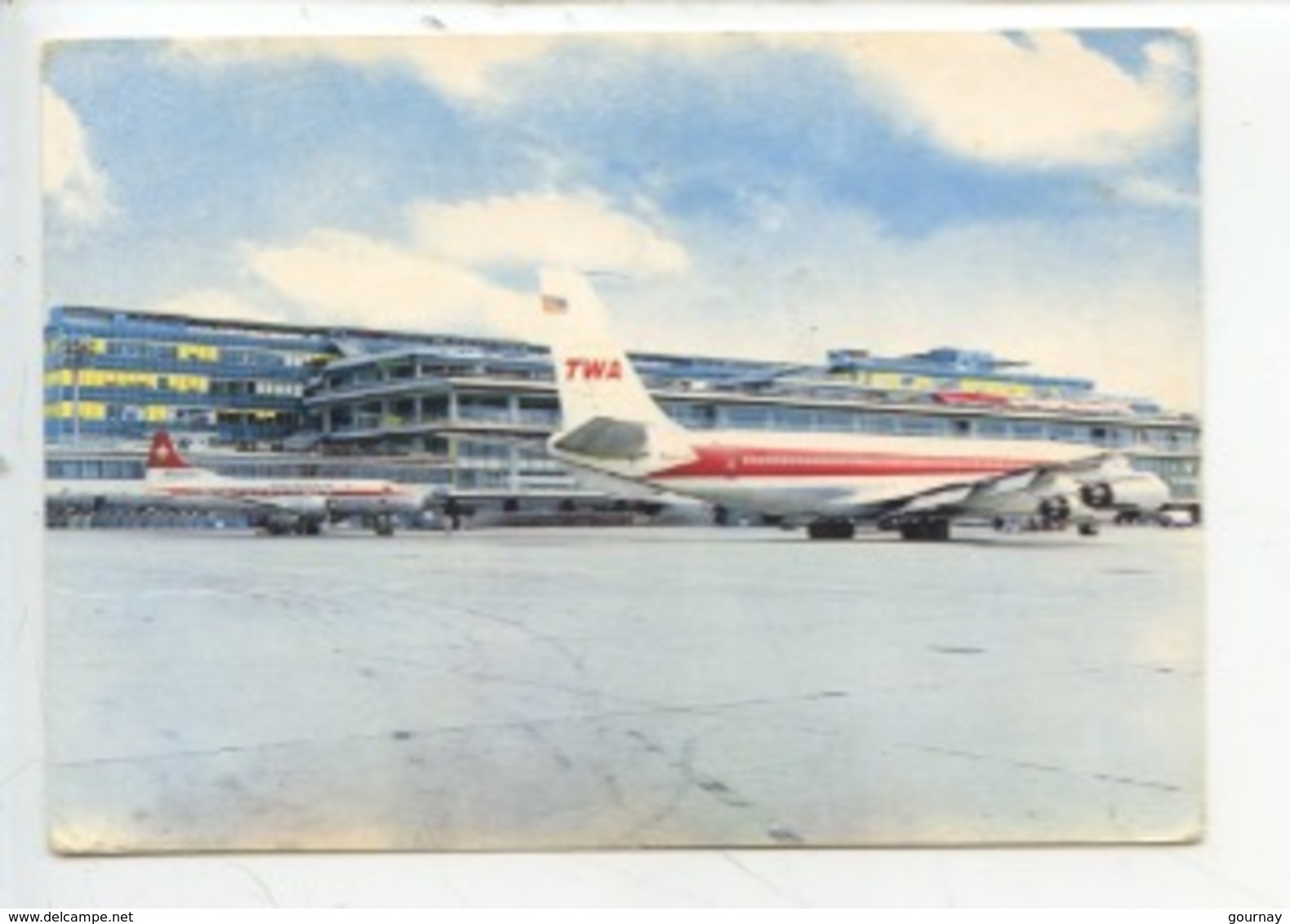 Aéroport Paris Orly : Façade Sud De L'aérogare (avion TWA Boeing 747) - Luchthaven