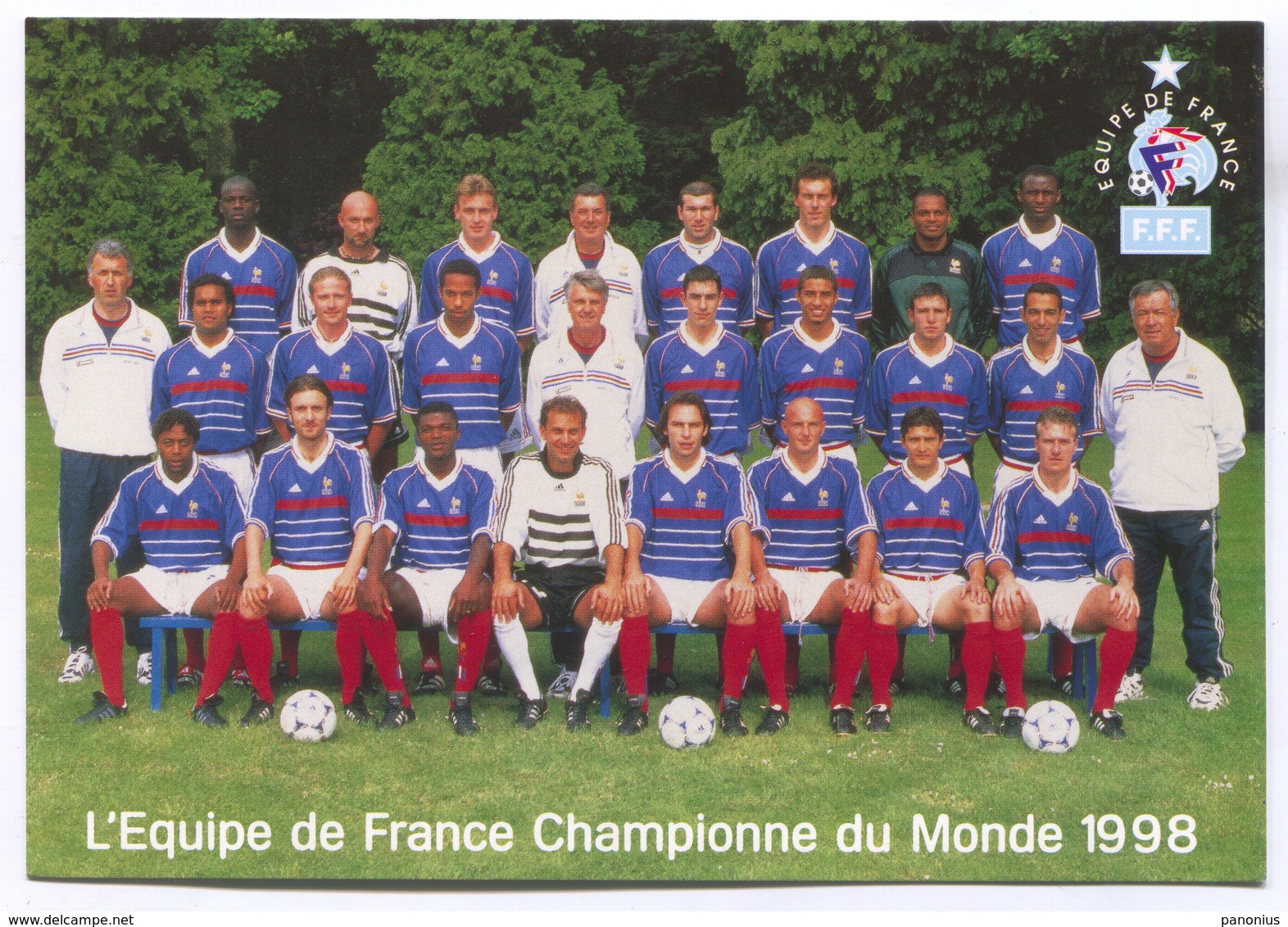 FOOTBALL / SOCCER / FUTBOL / CALCIO - FIFA WORLD CUP FRANCE 1998. Champions Autographs - Calcio