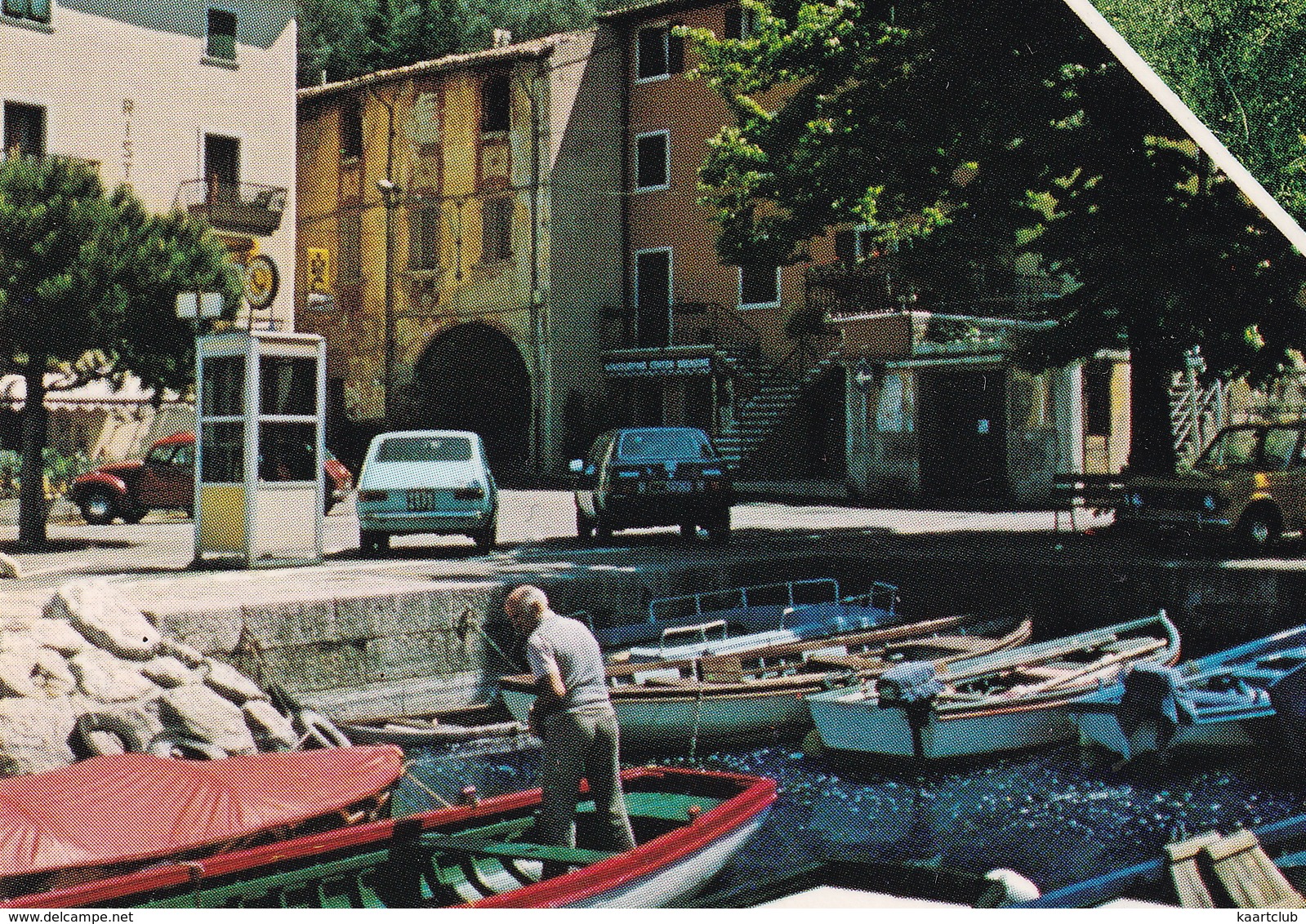 Brenzone: VOLVO 340, FIAT 127, 128, VW 1200 KÄFER/COX, PHONE-BOX - Lago Di Garda - (Italia) - PKW