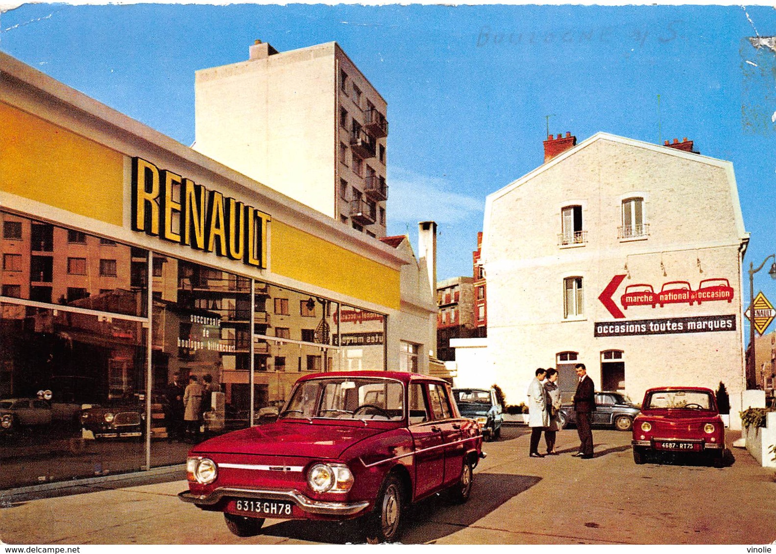 D-19-410 : CONCESSION RENAULT. BOULOGNE BILLANCOURT. RENAULT 8. GARAGE - Boulogne Billancourt