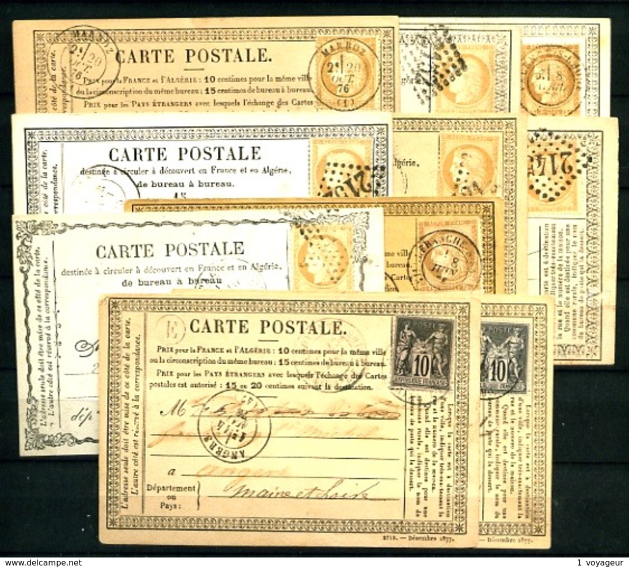 Cartes Précurseurs - Lot De 10 Exemplaires - Très Bon état. - Voorloper Kaarten