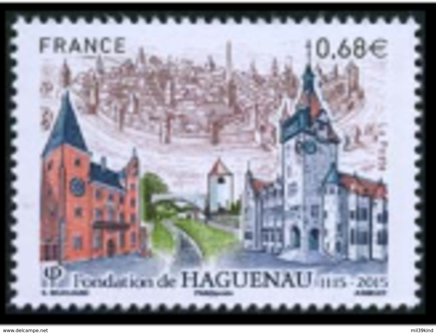 TIMBRE - FRANCE - 2015 - Haguenau - Neufs